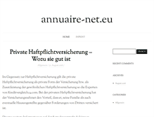 Tablet Screenshot of annuaire-net.eu